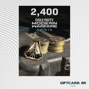 2,400 CALL OF DUTY: MODERN WARFARE POINTS