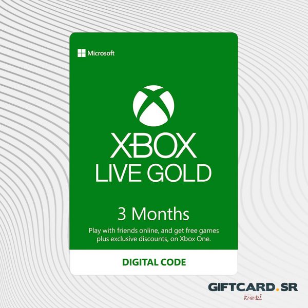 xbox 3 months membership