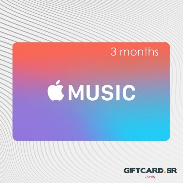 Apple Music 3 month US