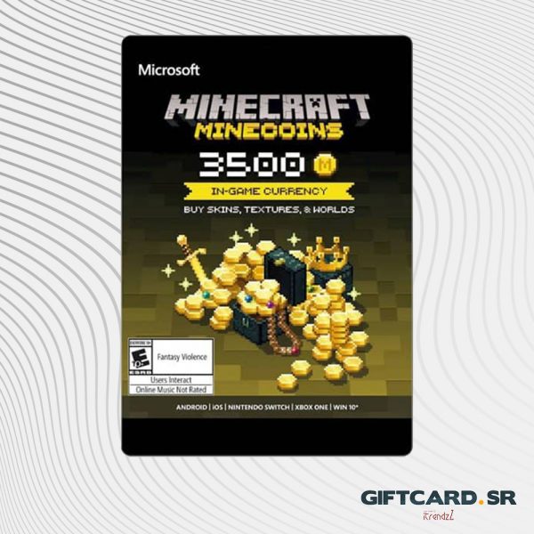 Minecraft Minecoin Pack 3500 Coins