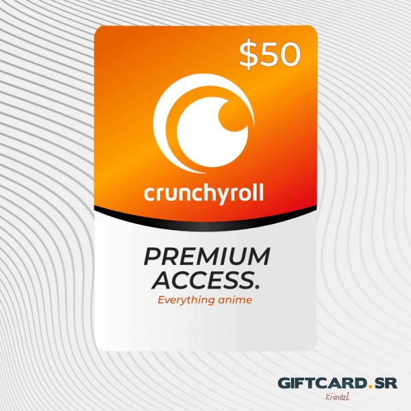 crunchyroll $50