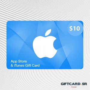 iTunes gift card 10 dollar