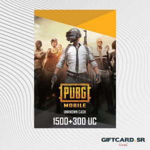 PUBG Mobile 1500 + 300 UC