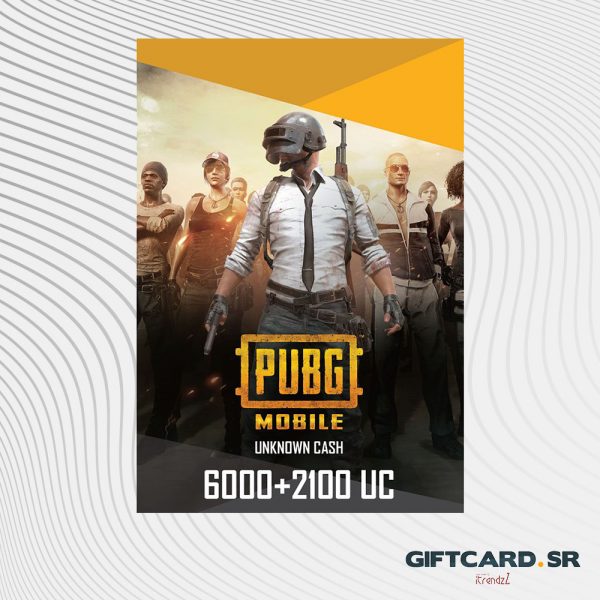 PUBG Mobile 6000 + 2100 UC