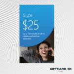 Skype $25