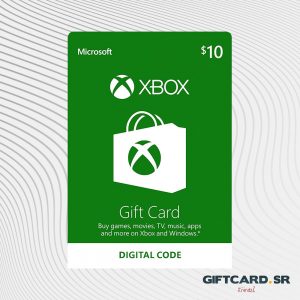 xbox 10 dollar gift card